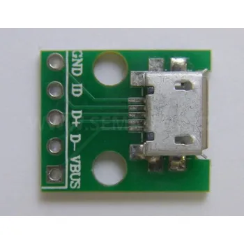 konektor micro USB 5 pin board