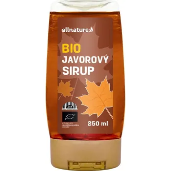 Sirup Allnature Javorový sirup BIO 250 ml