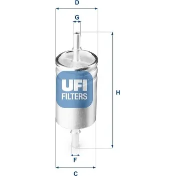 Palivový filtr Palivový filtr UFI 31.941.00