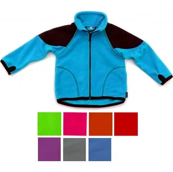 Chlapecká mikina Dětská mikina Fantom FLEECE s nepromokavými sedly a otvorem pro palec 128 šedá