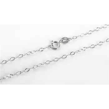 Řetízek Řetízek z bílého zlata ankr 50 cm ZLR1093F + DÁREK ZDARMA