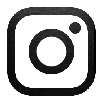 samolepka Instagram logo (63 - škrábaný kov černý) SAMOLEPKA NA AUTO, NÁLEPKA, FÓLIE, POLEP, TUNING, VLASTNÍ TEXT, TISK, AUTOSAMOLEPKY.cz, POLEPY, OBRÁZEK, LOGO, 3D STICKERS
