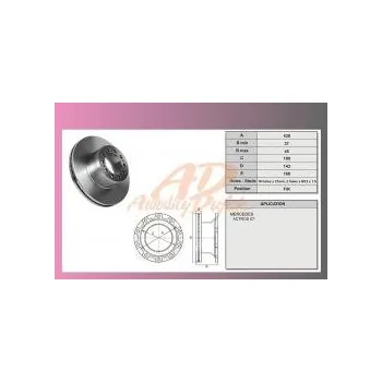 Brzdový kotouč kotouč brzdový MB ACTROS MP2,MP3 TRW