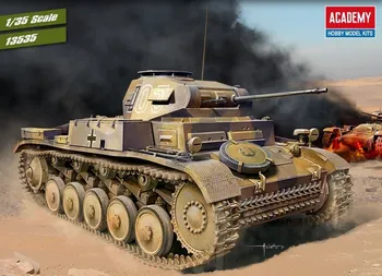 Plastikový model Academy German Panzer II Ausf.F North Africa 1:35
