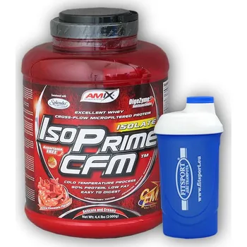 Proteinový nápoj Fitsport IsoPRIME CFM 2000g + šejkr Varianta: strawberry