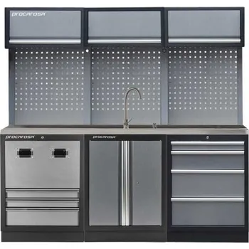 Procarosa® Sestava dílenského nábytku Procarosa PROFI 3AC4