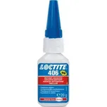 LOCTITE 406/20g Vteřinové lepidlo na špatně lepitelné plasty LOCTITE
