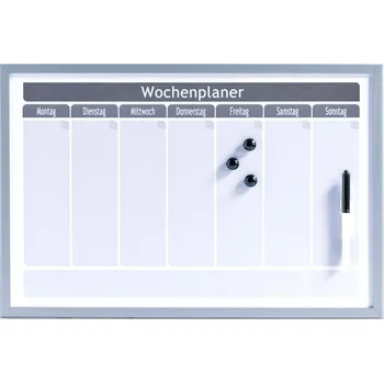 Magnetická poznámková tabule WOCHENPLANER + 3 magnety, 60x40 cm, ZELLER