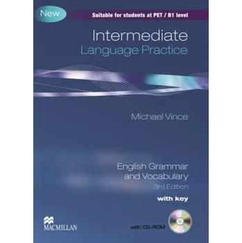 Anglický jazyk Intermediate Language Practice ( New Edition) With Key + CD-ROM Pack - Vince, Michael