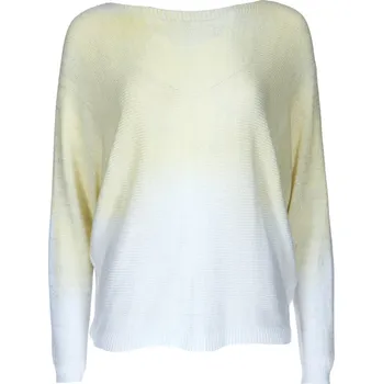 Dámský svetr 3016 vesta zip Italie barva: žlutá