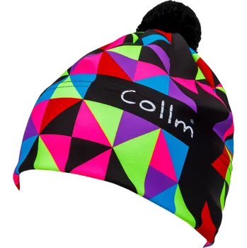 Čepice COLLM Dětská sportovní čepice s bambulí TRIO