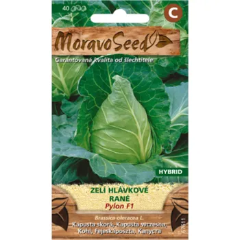 Semeno MoravoSeed Pylon F1 zelí hlávkové rané 40 ks