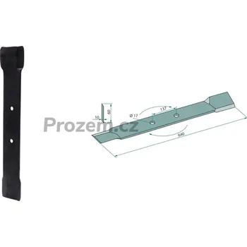 Mulčovací nůž pro Röll, 640/10/17 mm
