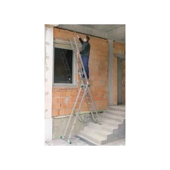 Žebřík Žebřík multifunkční hliníkový 3x10 s úpravou na schody PROTECO