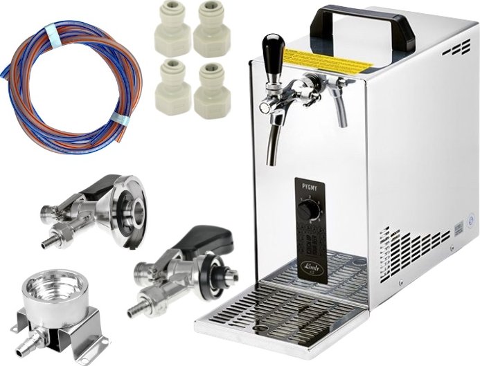 LINDR.CZ Pygmy 20/k NEW Green Line sestava naražeč bajonet + plochý s proplachem