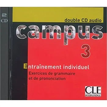 Francouzský jazyk Campus 3 double CD audio individuel - Edwige Costanzo, Muriel Molinie, Jacques Pecheur, Jean-Noël Rey