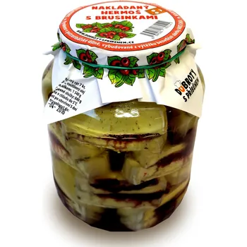 DOBROTY S PŘÍBĚHEM Nakládaný hermelín s brusinkami 1500 g