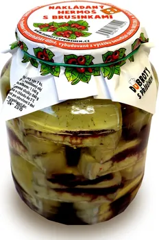 Nakládaná potravina DOBROTY S PŘÍBĚHEM Nakládaný hermelín s brusinkami 1500 g
