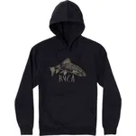MIKINA RVCA DOWNSTREAM HOODIE - černá - M + při osobním odběru 1 263 Kč