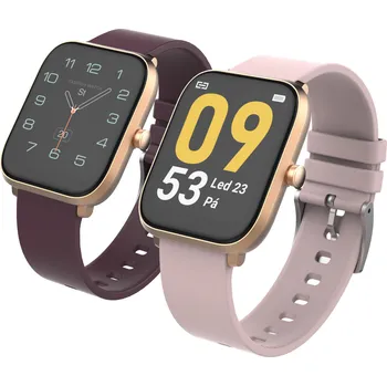 Chytré hodinky iGet Fit F45, zlaté