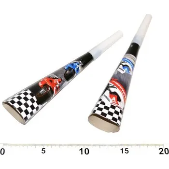 Party dekorace Cars Párty trumpetky auta formule 6ks