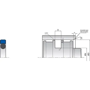 HENNLICH 94x105x4 DK140 H-PU/NBR omegat