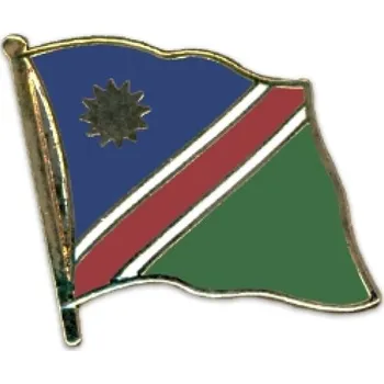 Odznak (pins) 20mm vlajka Namibie - barevný