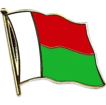 Odznak (pins) 20mm vlajka Madagaskar - barevný