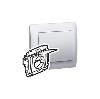 Elektrická zásuvka Galea zásuvka 1-násobná IP44 bílá