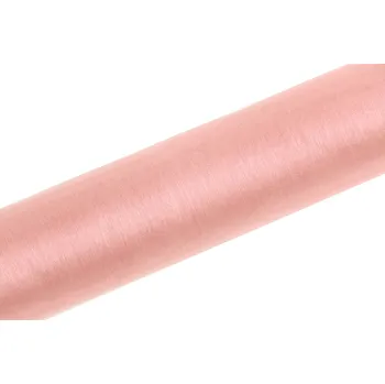 PartyDeco Organza 16 cm x 9 m, bledě růžová