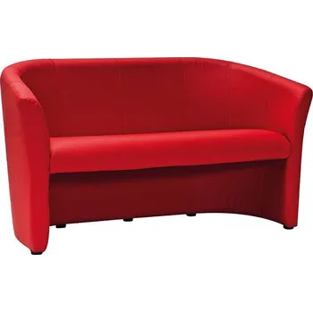 Křeslo Třímístná pohovka TM-3 ekokůže červená