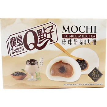 Qmochi Japonské koláčky Bubble milk tea 210 g