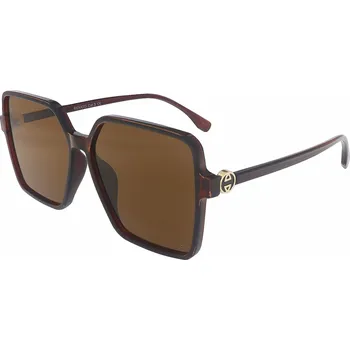 Sluneční brýle Dámské sluneční brýle, čtvercové 22606, hnědé barvy 9001399-6