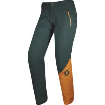 Cyklistické kalhoty Kalhoty SCOTT Trail Storm WP tree green/copper orange Velikost: XL