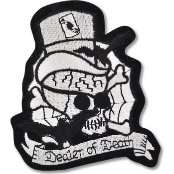 Nášivka Moto nášivka Dealer of Death 8cm x 10cm