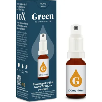 Přírodní produkt Green Pharmaceutics Širokospektrální Nano tinktura 100 mg 10 ml