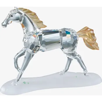 Skleněná figurka kůň - hříbě z českého křišťálu Preciosa