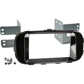 Autorádio Plastový adaptér pro instalaci 2DIN autorádia KIA Soul II. (2014->) - černý lesklý