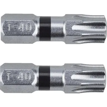 Bit Narex Narex Super Lock S2/Cr 65404468 křížový T40 25 mm 2 ks