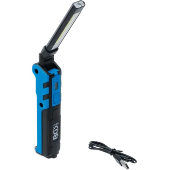 Pracovní světlo Akumulátorová polohovací COB-LED lampa BGS1085334 s magnetem (5 W) (BGS 1085334 Akumulátorová polohovací COB-LED lampa s magnetem (5 W))