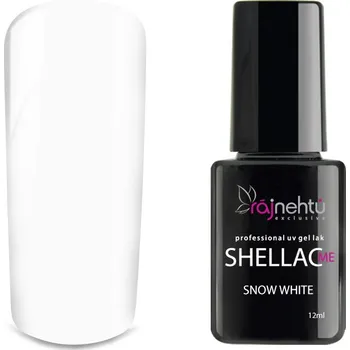 Lak na nehty Ráj nehtů UV gel lak Shellac Me 12ml - Snow White