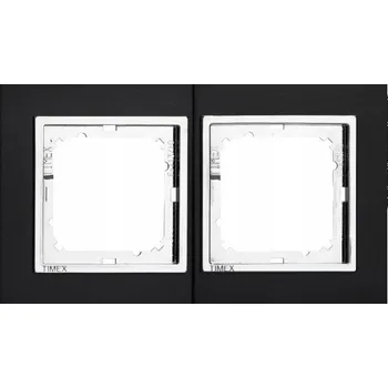 Stavebniny Timex Rámeček dvojnásobný MAGIC černá + chrom