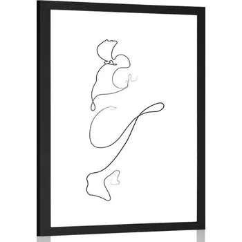 Plakát Dovido Plakát s paspartou zajímavé linie