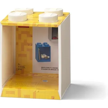 úložný prostor na hračky LEGO® Police BRICK 4 bílá