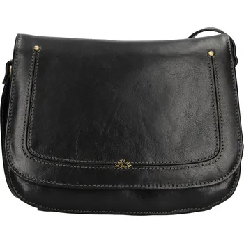 Kožená dámská crosbody kabelka Katana Zorra - černá