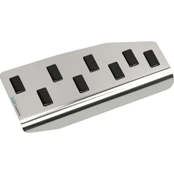 Opěrka nohy Opel Corsa D 2006-2014 • nerez • Alu-Frost