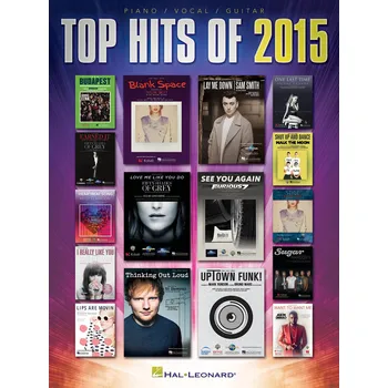 Top Hits of 2015 - noty pro zpv a klavr s akordy na kytaru 981833