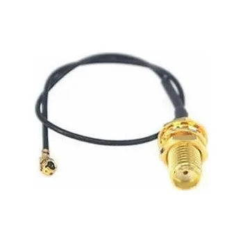 Anténní kabel OEM Pigtail u.Fl (IPEX)-SMA female pigtail kabel, 15cm PIGSMAF