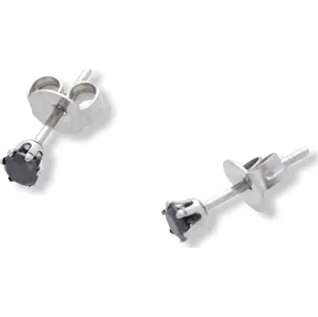 Náušnice Náušnice tečka na puzetu černé