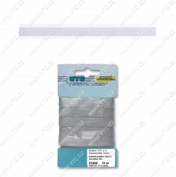 Plochá silikonová lesklá pruženka 10x0,12 (E) (Šicí potřeby)